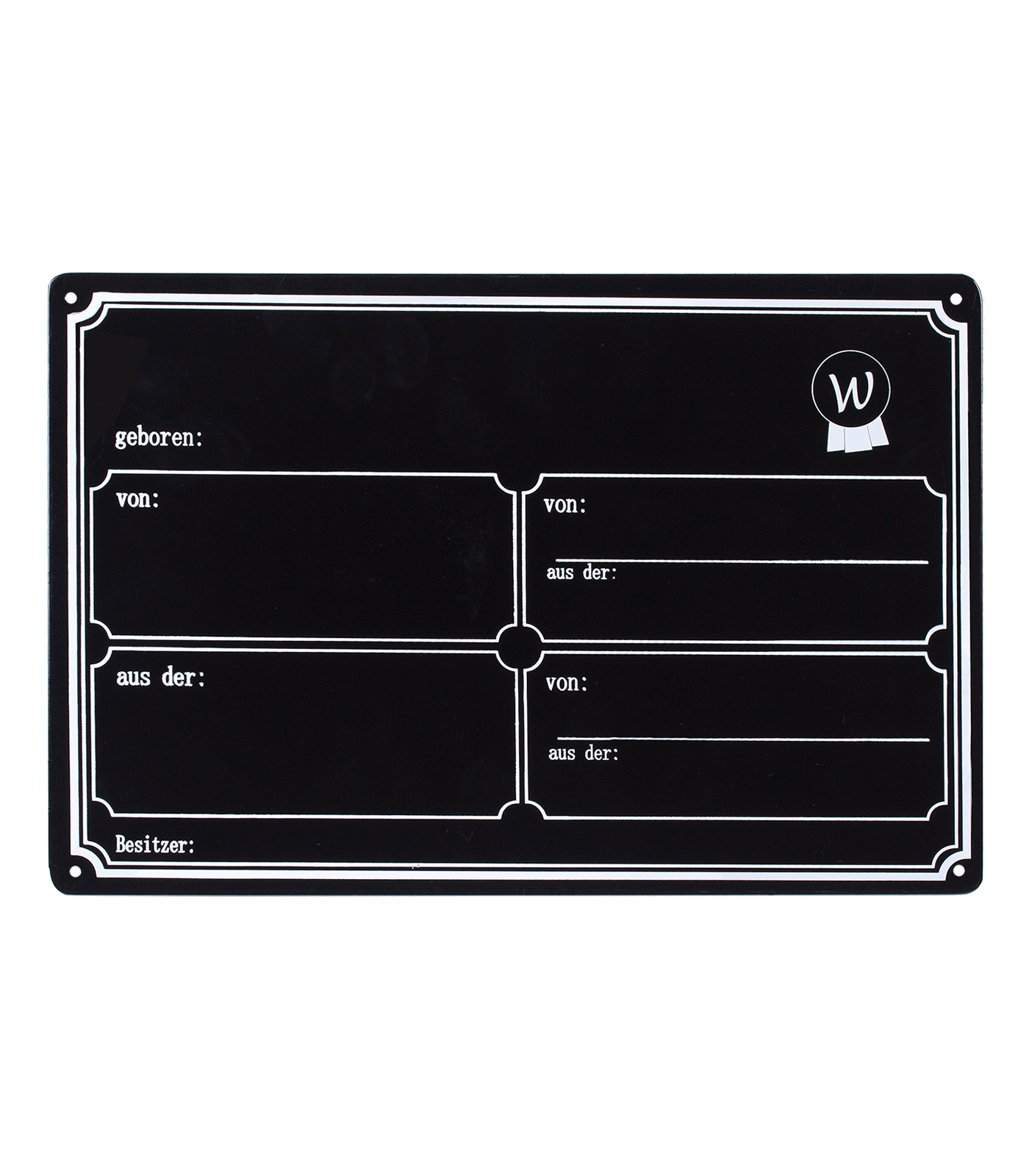 Waldhausen Boxenschuld, Metall