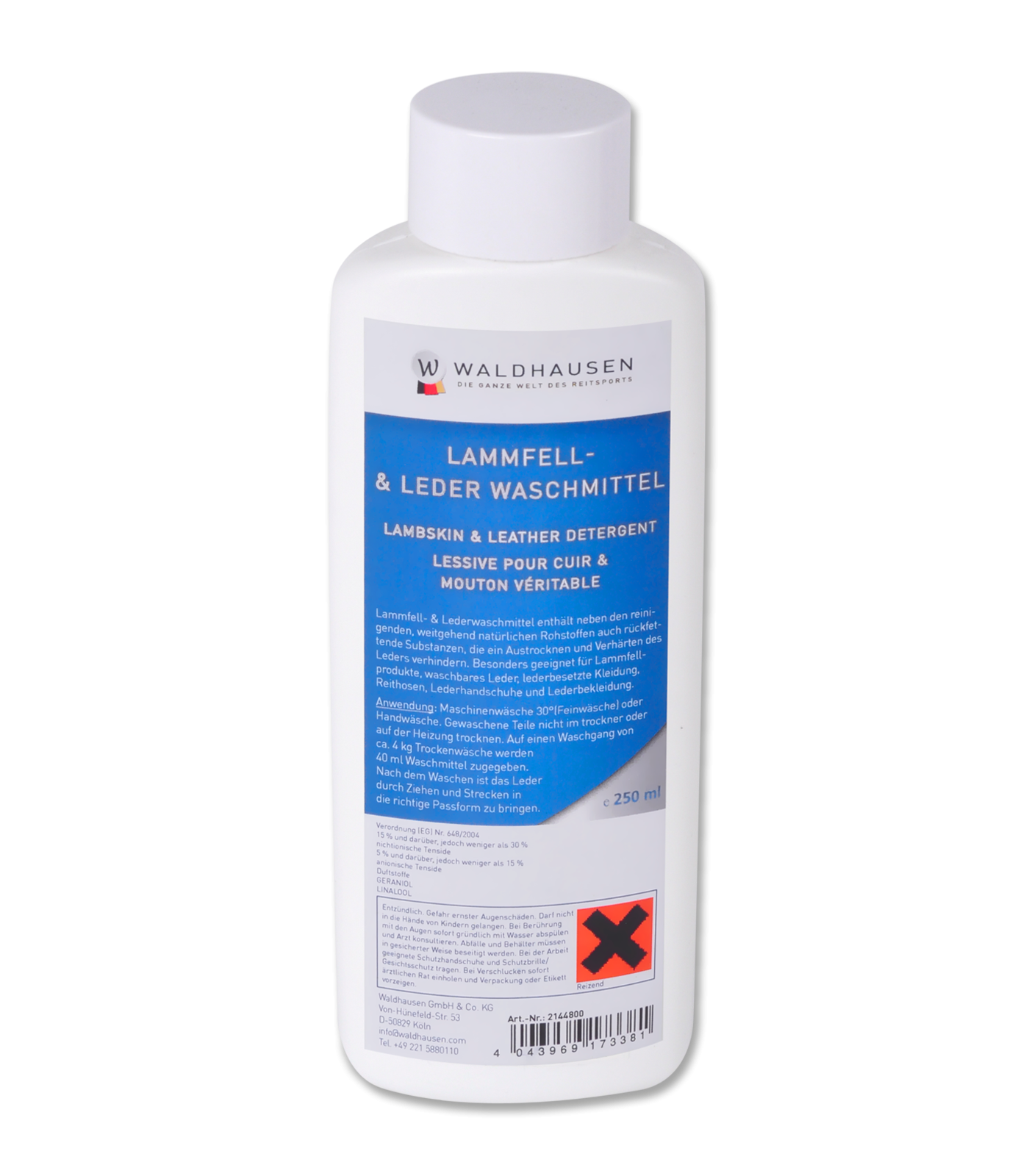 Waldhausen LAMMFELL- UND LEDERWASCHMITTEL, 250 ML