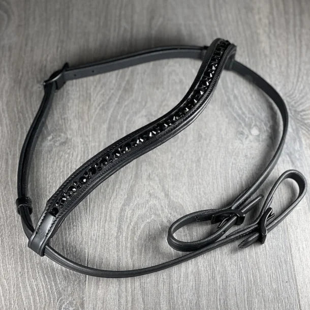 Nordic Horse Kopfstück All Black/Rosegold/White