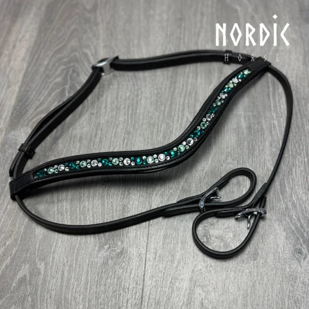 Nordic Horse Kopfstück Colour Mix in Blau/Pink/Türkis/ Grün