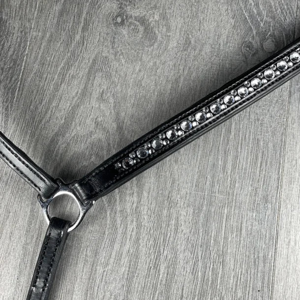 Nordic Horse, Hannoveranischer Nasenriemen All Black/White/Rosegold