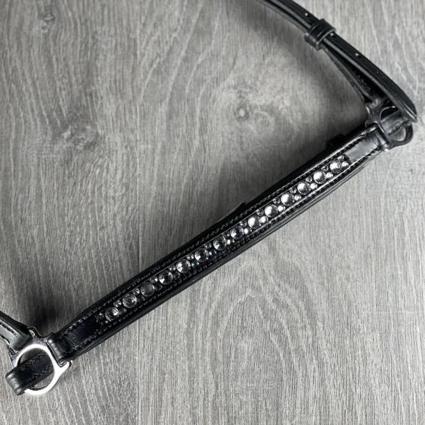 Nordic Horse, Hannoveranischer Nasenriemen All Black/White/Rosegold