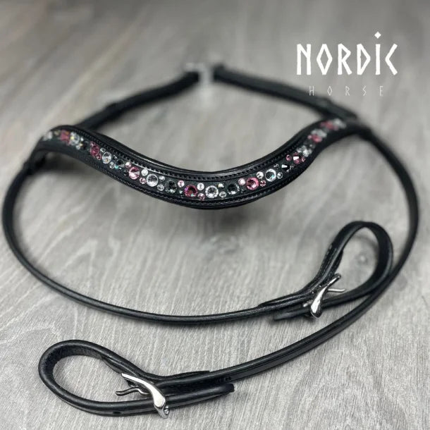 Nordic Horse Kopfstück Colour Mix in Blau/Pink/Türkis/ Grün