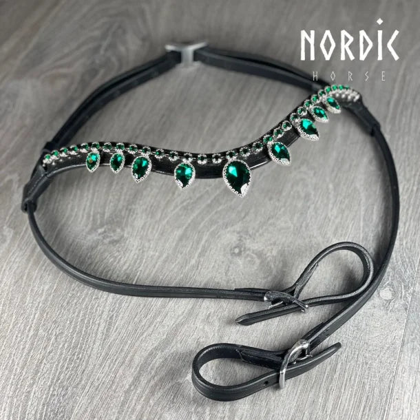 Nordic Horse Crown Kopfstück in verschiedenen Farben
