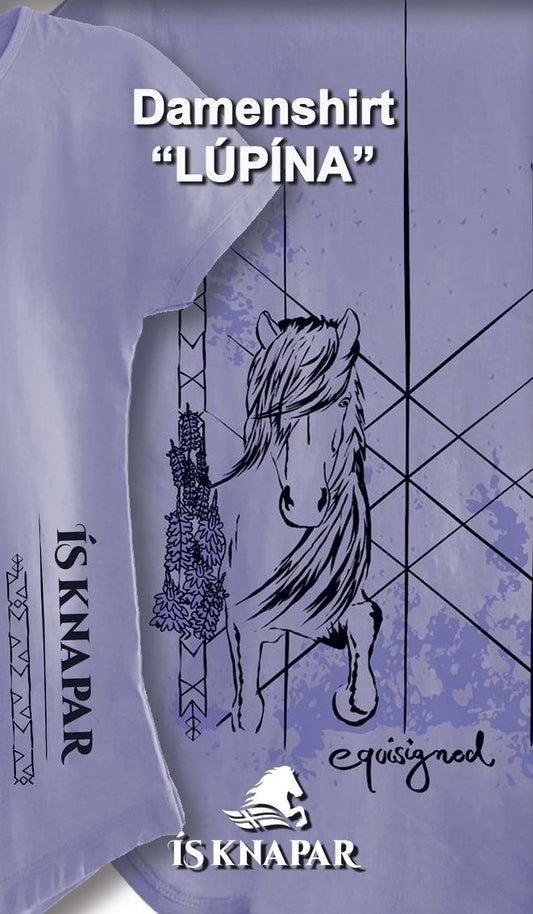 IS Knapar Lúpína - feminines Damenshirt in Kooperation mit Equisigned