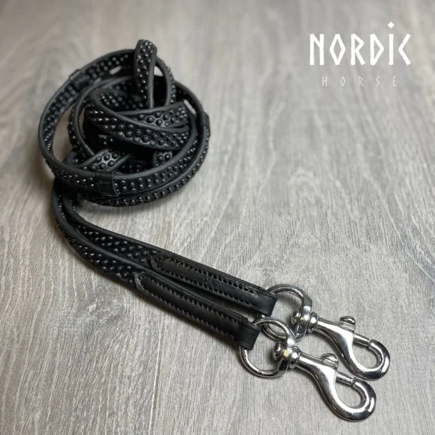 Nordic Horse Biothane-Zügel mit Punkten und Stegen