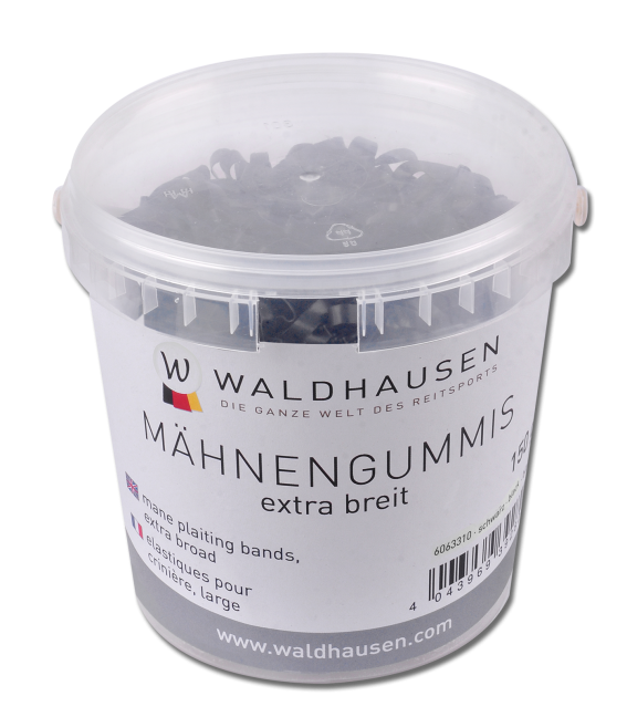 Waldhausen Mähnengummis extra breit im Eimer