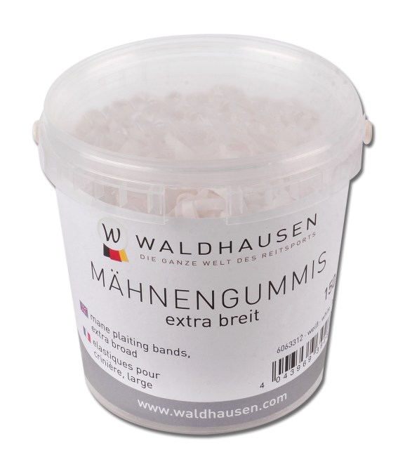 Waldhausen Mähnengummis extra breit im Eimer