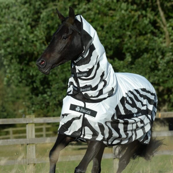 Bucas Buzz-Off Rain Zebra