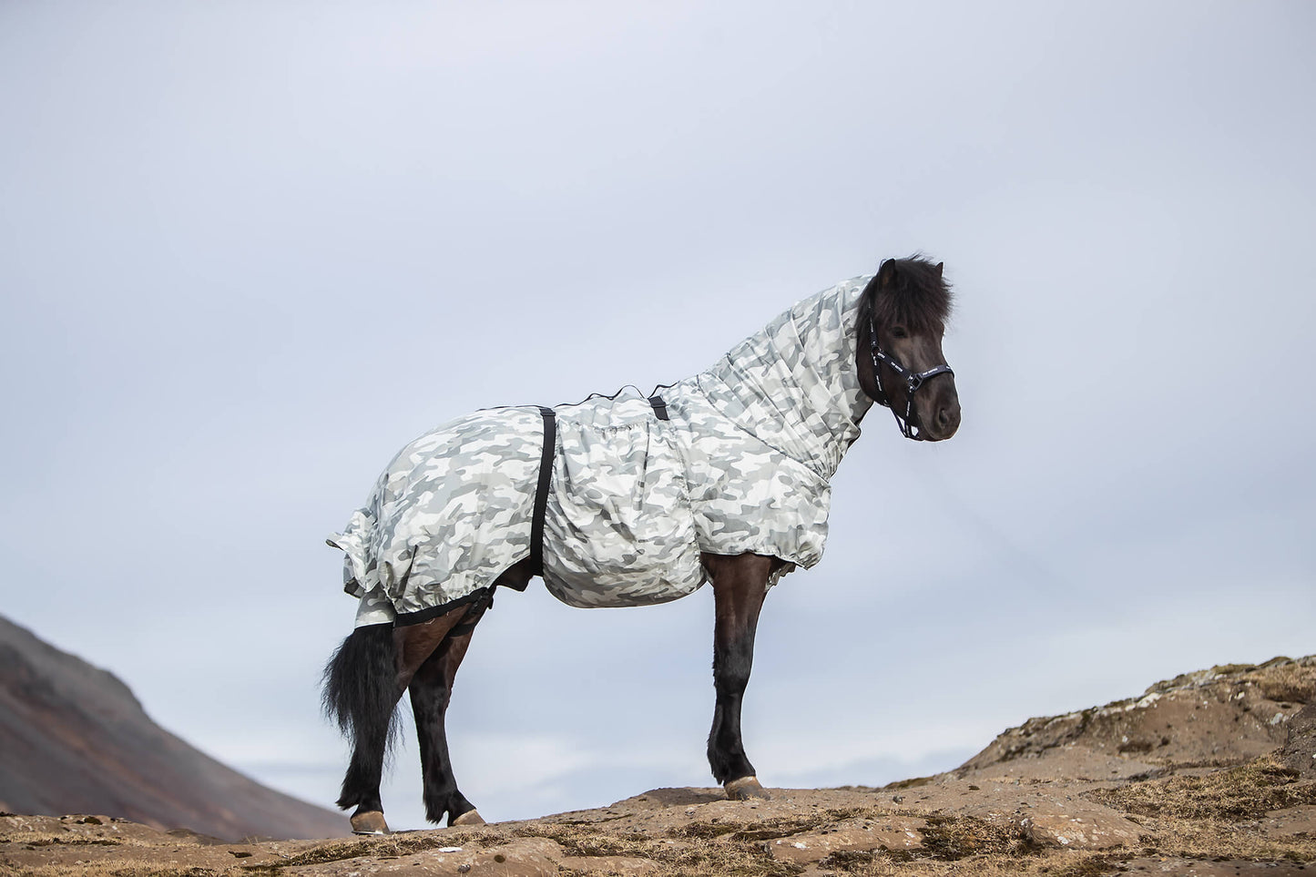 Top Reiter Ekzemdecke CAMO grau