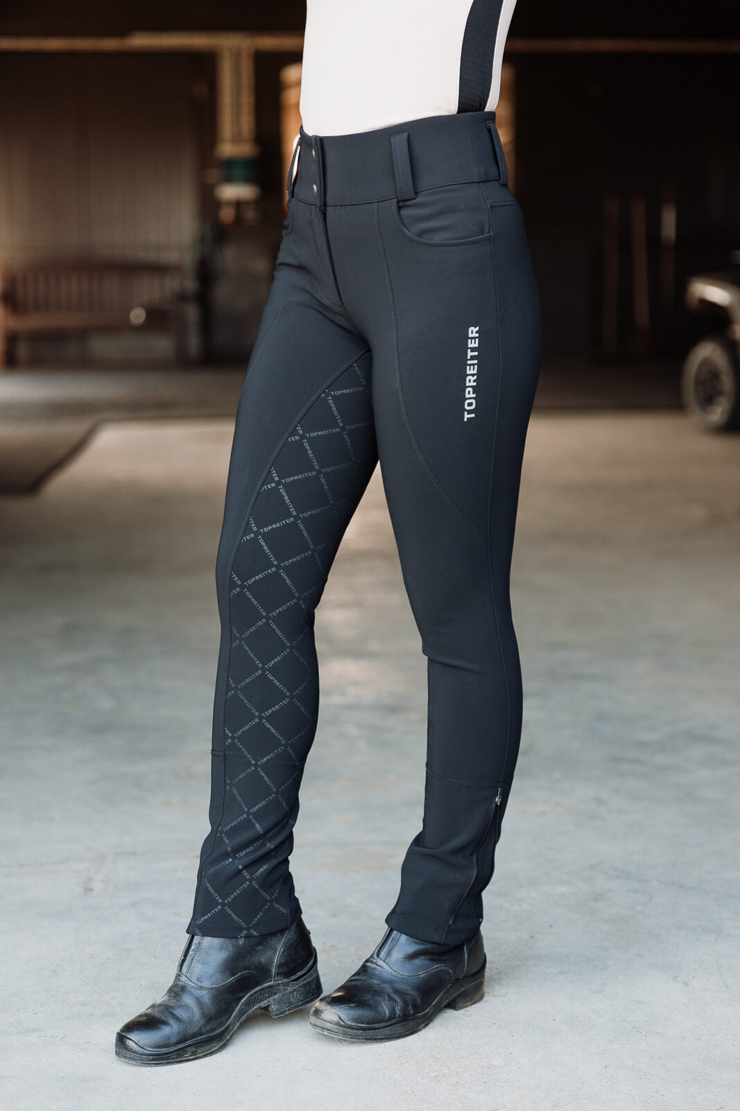 Top Reiter Reithose "ASKJA" Frauen, schwarz