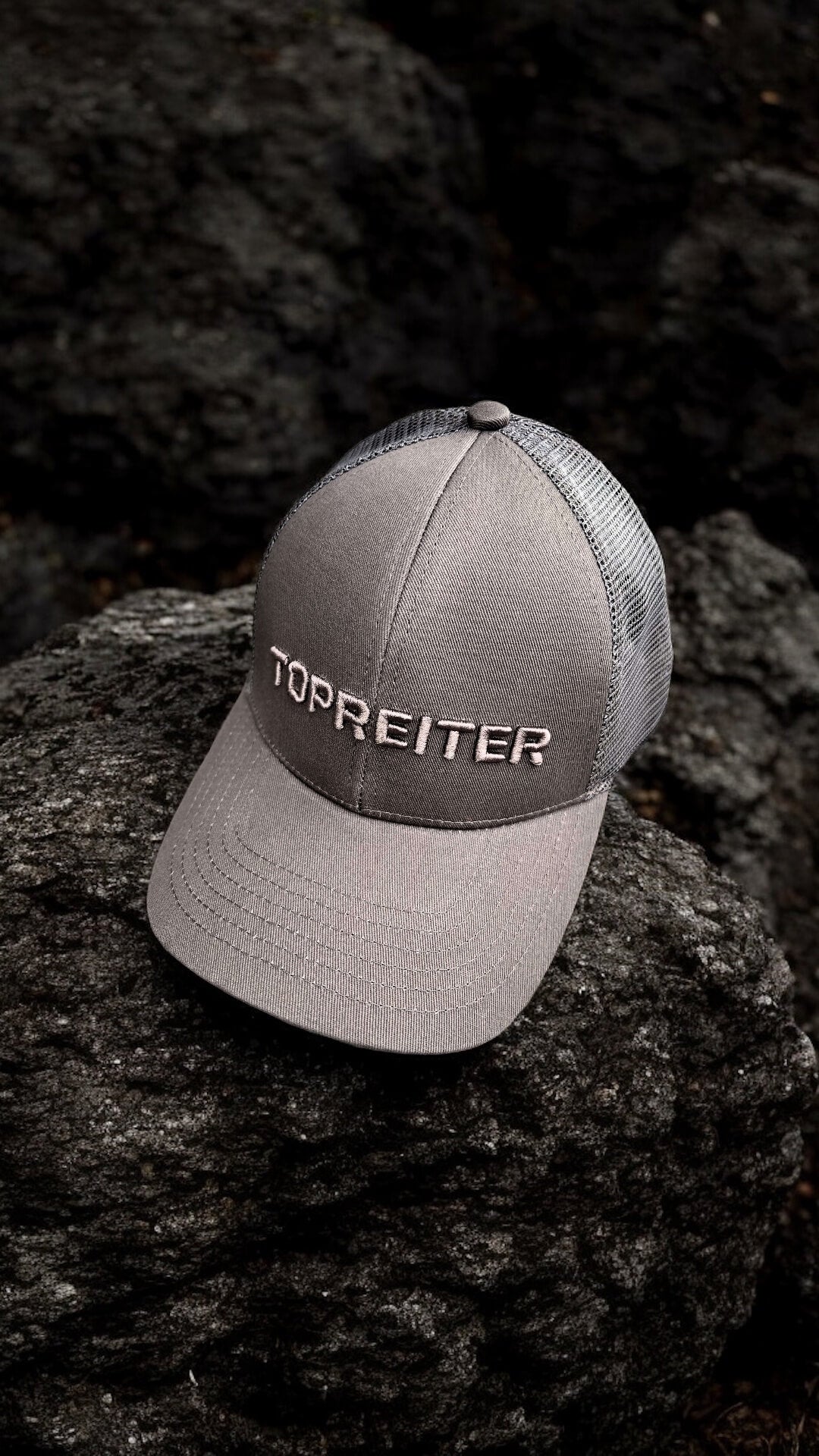 Top Reiter Cap, trüffelbraun