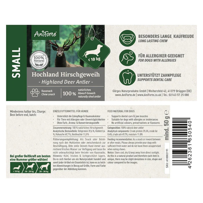 Aniforte Hirschgeweih, 50g
