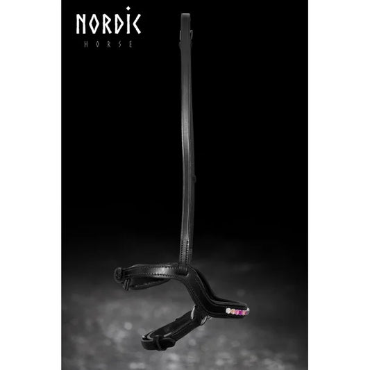 Nordic Horse - Anatomisches Sperrhalfter mit Regenbogensteine