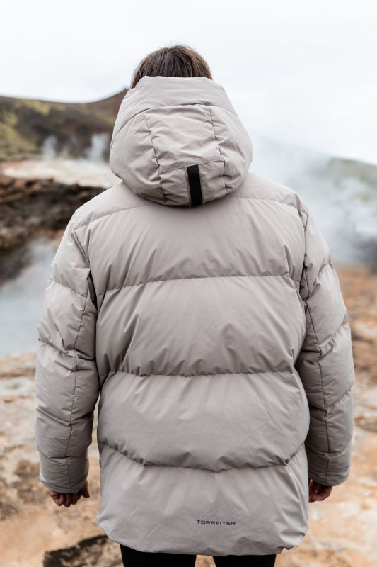Top Reiter Strengur Unisex Parka, Sand