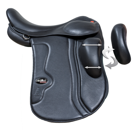 Karlslund A Sattel, KneeFit, Latex