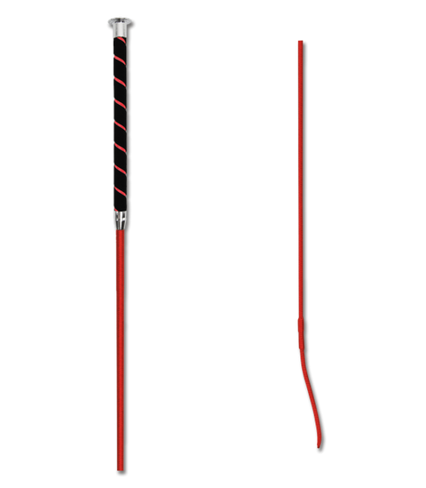 Waldhausen DRESSURGERTE - VELOURSGRIFF rot