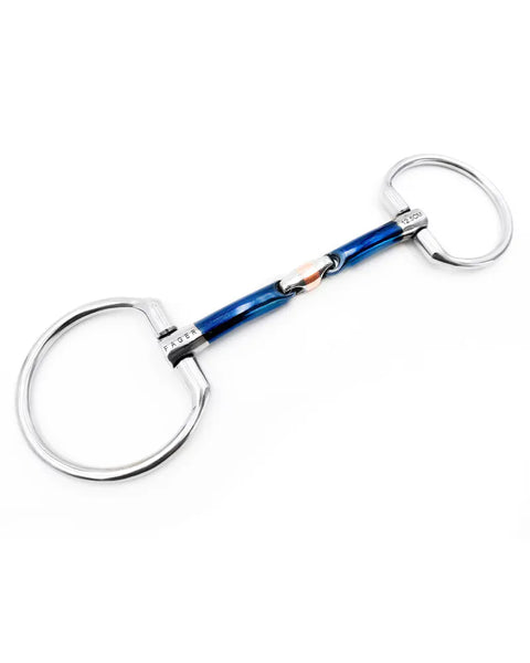 Fager Gebiss John , Feste Ringe, sweet iron, doppelt gebrochen