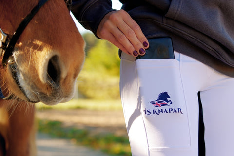 Is Knapar - EVE - Turnier - unsere beliebte Reitleggings in Weiss