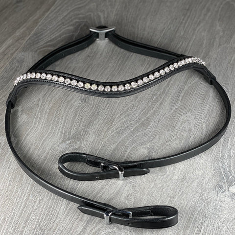 Nordic Horse Kopfstück mit geschwungenem Stirnriemen in verschiedenen Farben