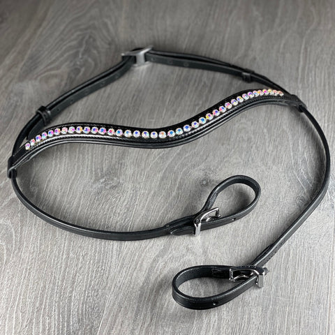 Nordic Horse Kopfstück mit geschwungenem Stirnriemen in verschiedenen Farben