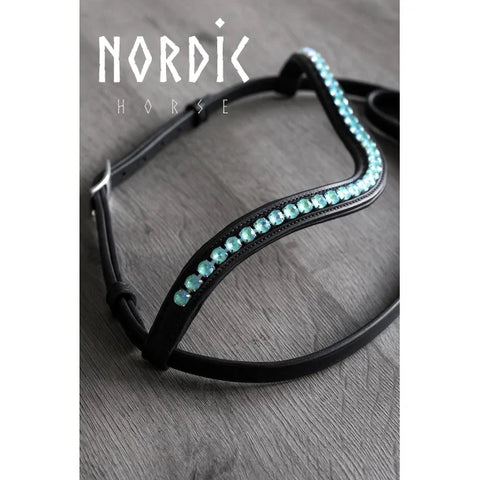 Nordic Horse Kopfstück in verschiedenen metallischen Farben