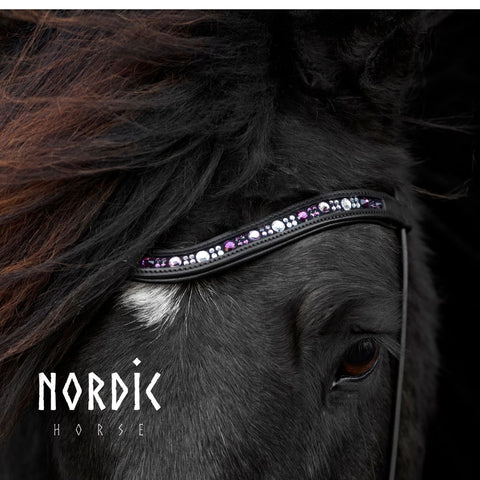 Nordic Horse Kopfstück Colour Mix - Lila