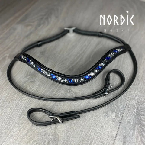 Nordic Horse Kopfstück Colour Mix in Blau/Pink/Türkis/ Grün