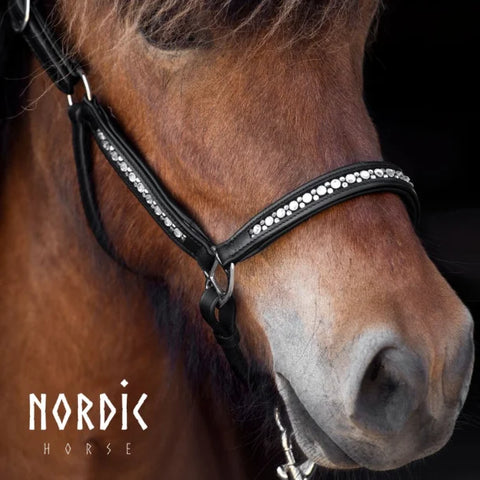 Nordic Horse  Lederhalfter All White
