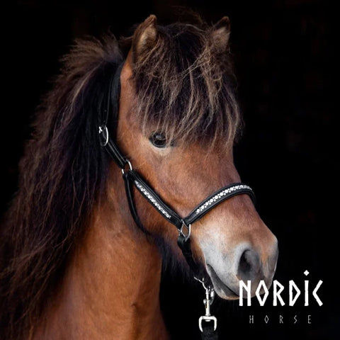 Nordic Horse  Lederhalfter All White