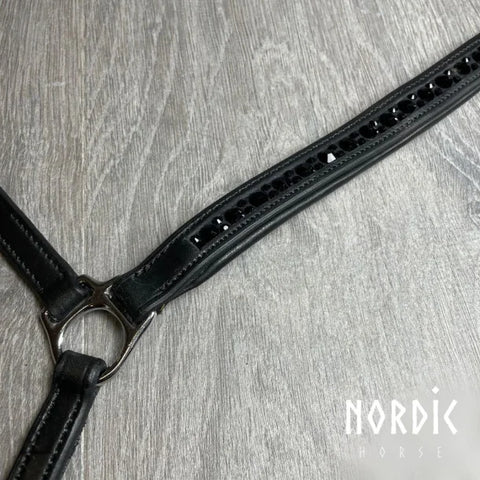 Nordic Horse, Hannoveranischer Nasenriemen All Black/White/Rosegold