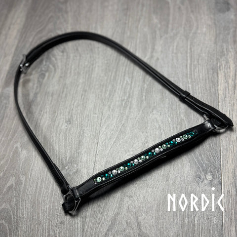 Nordic Horse, Hannoveranischer Nasenriemen, Colour Mix in Pink/Blau/Türkis/Grün