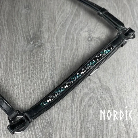 Nordic Horse, Hannoveranischer Nasenriemen, Colour Mix in Pink/Blau/Türkis/Grün