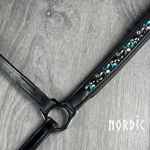 Nordic Horse, Hannoveranischer Nasenriemen, Colour Mix in Pink/Blau/Türkis/Grün