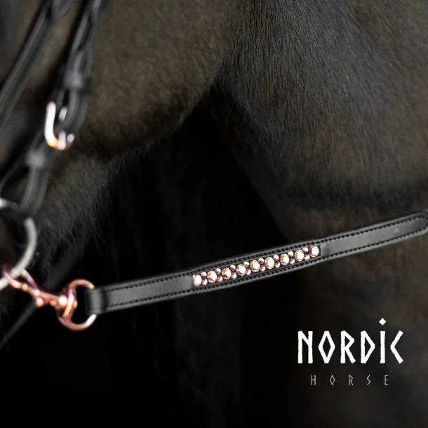 Nordic Horse, Supergrip Zügel, All Rosegold/Black/White