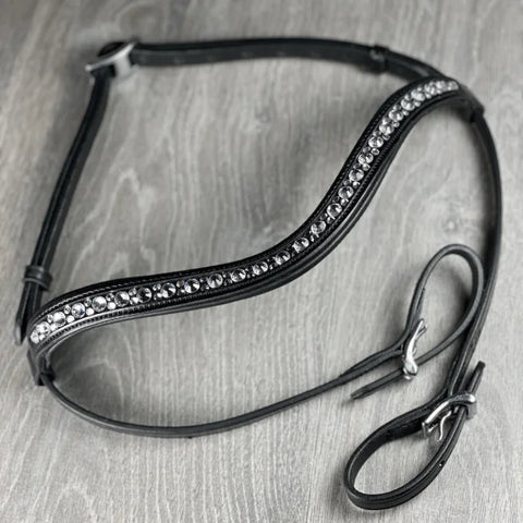 Nordic Horse Kopfstück All Black/Rosegold/White