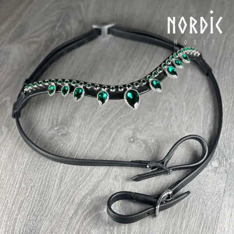 Nordic Horse Crown Kopfstück in verschiedenen Farben