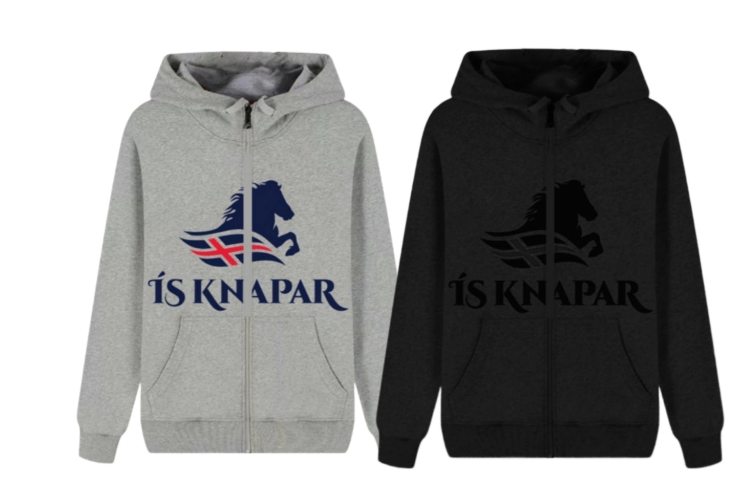 IsKnapar HLÝTT - kuschelige Zipper-Hoodie