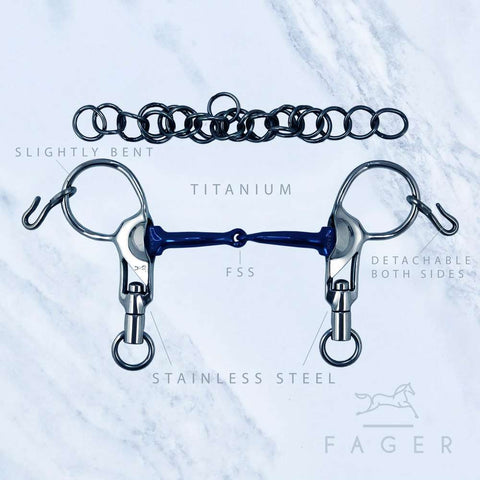 Fager Sabina Kandare, einfach gebrochen, Titan