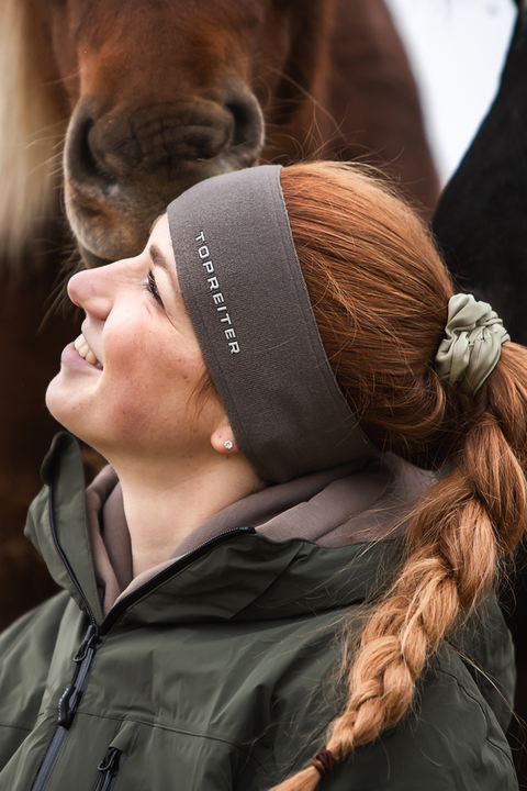 Top Reiter Merino-Stirnband, beige