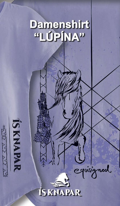 IS Knapar Lúpína - feminines Damenshirt in Kooperation mit Equisigned