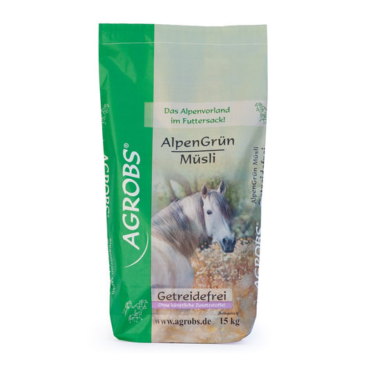 Agrobs AlpenGrün Müsli, getreidefrei, 15KG