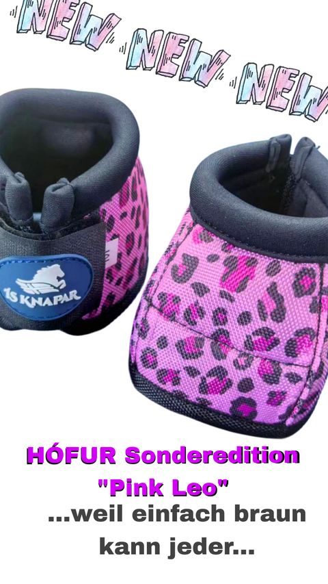 Is Knapar HÓFUR Ballen Boots - SPECIAL EDITION  "PINK LEO"