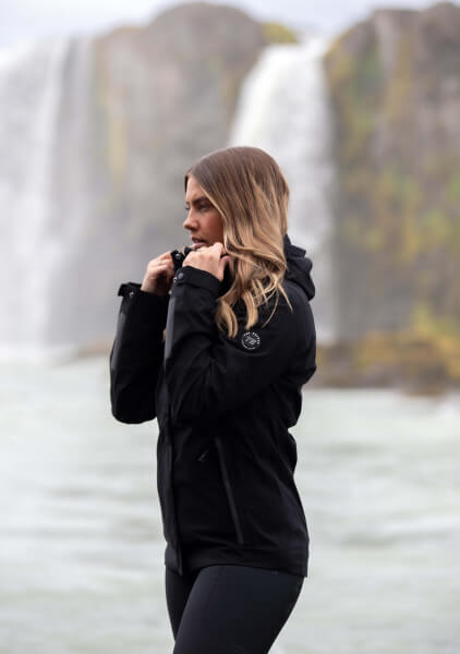 Top Reiter Regenjacke GLETTA, schwarz