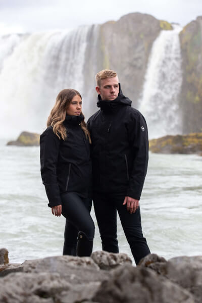 Top Reiter Regenjacke GLETTA, schwarz