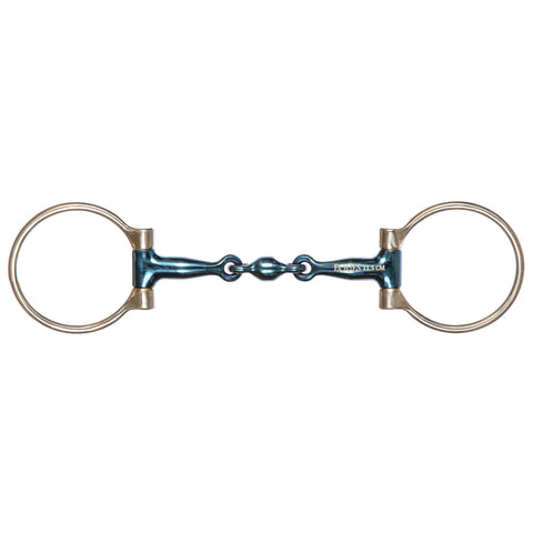 Eques double-jointed olive-head bit, titanium