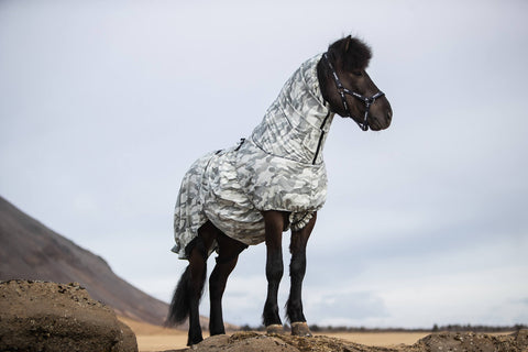 Top Reiter Ekzemdecke CAMO grau