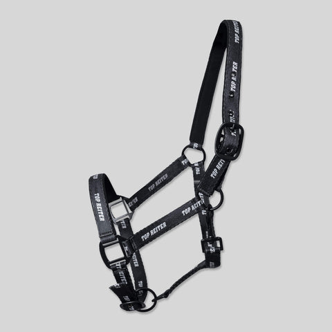 Top Reiter Halfter-Set "TR LOGO" mit Strick, schwarz