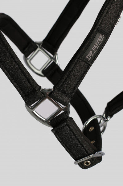 Top Reiter Halfter-Set "GLITRANDI" mit Strick, schwarz