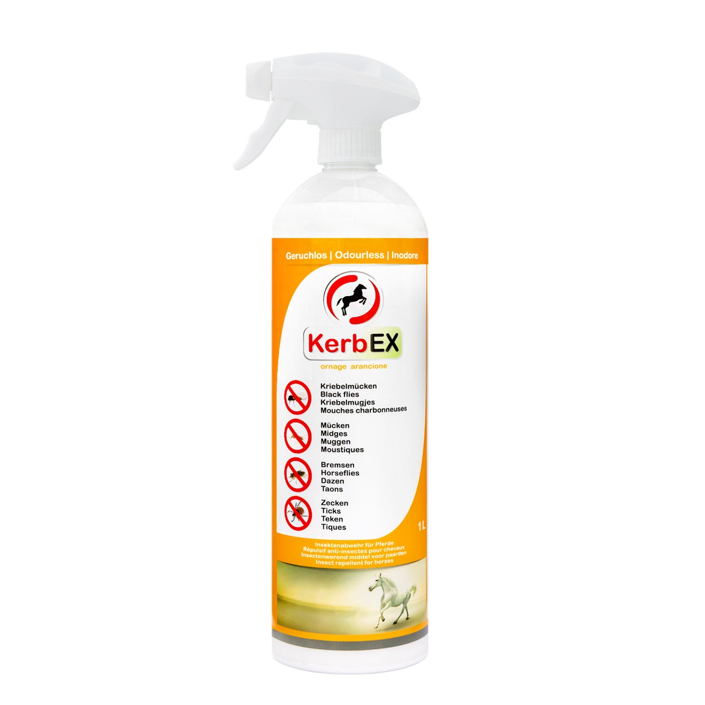 KerbEX orange | ohne Geruchsstoffe, mit Sprühkopf für 1L Flasche